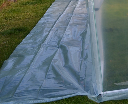 Tunel foliowy szklarnia ogrodowa 201x205 (papryka) 4,12m2 PCV PTF POLSKA