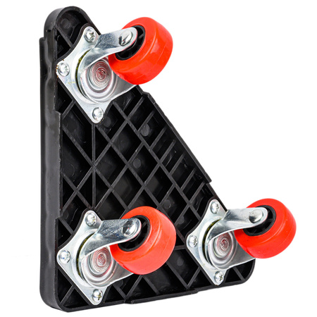 Zestaw rolki do transportu przesuwania mebli 300kg 5el SILVER