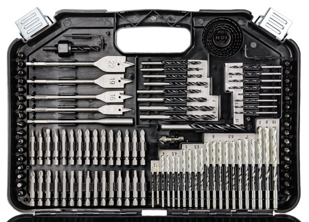 Zestaw wierteł bitów otwornic do metalu drewna betonu 246el MAR-POL