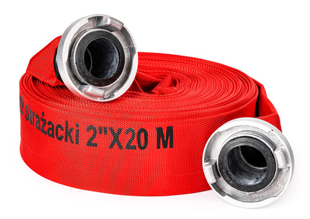 Wąż strażacki parciany do wody szamba szybkozłączka pompy wodnej 2" 52mm 20m FALON-TECH