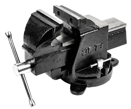 Profesjonalne imadło ślusarskie obrotowe stalowe 100mm JCB