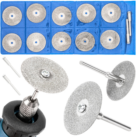 Zestaw tarcze diamentowe tnące do multi mini szlifierki frezarki 30 mm 12el FALON-TECH