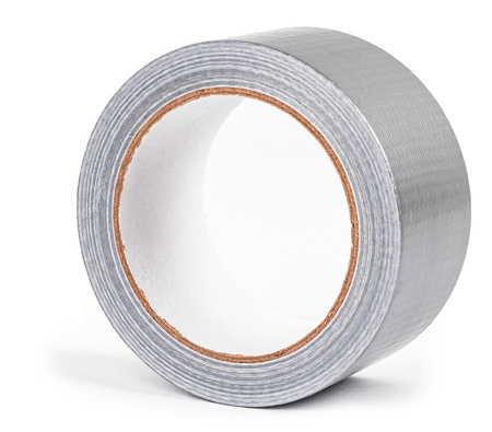 Taśma klejąca naprawcza srebrna zbrojona DUCT TAPE 48mm x 25m bardzo mocna FALON-TECH