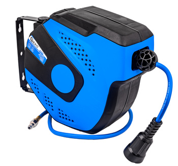 Wąż pneumatyczny do kompresora na zwijaku 14m 6,5mm GEKO