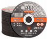 Zestaw tarcze do cięcia metalu stali aluminium inox 125x1,0 50szt INTER-VIS