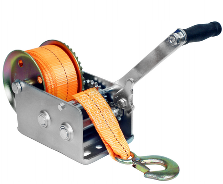 Wyciągarka wciągarka ręczna korbowa taśmowa pasowa na korbę 1125kg 2500 LBS FALON-TECH