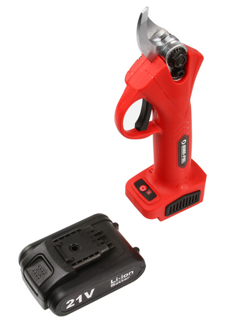 Sekator akumulatorowy kowadełkowy nożyce ogrodowe elektryczne 2x aku MAR-POL