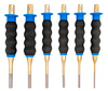 Zestaw wbijaki dobijaki cylindryczne punktaki z osłoną 3-8 mm 6szt FALON-TECH
