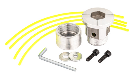 Głowica do kosy spalinowej podkaszarki aluminiowa 4 - żyłkowa szpula żyłka