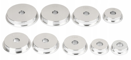 Zestaw do montażu łożysk i uszczelniaczy walizka adaptery 39,5 - 81 mm 10 elem. FALON-TECH