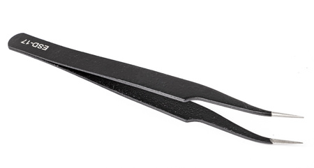 Zestaw pęset metalowych ESD 9 elem. w etui FALON-TECH