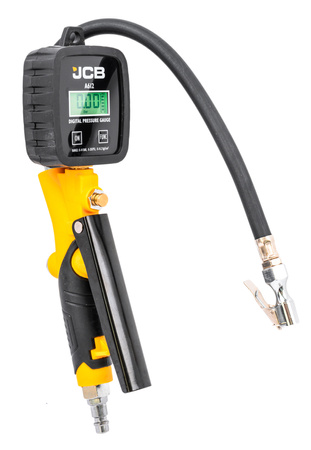 Pistolet do pompowania kół cyfrowy manometr LCD pompka samochodowa 0-14 bar JCB