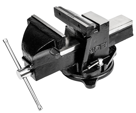 Profesjonalne imadło ślusarskie 200mm obrotowe stalowe JCB