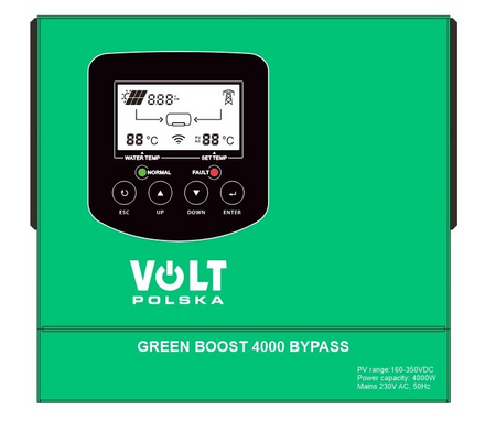 Zestaw solarny panel do grzania wody CWU 4000W GREEN BOOST MPPT 5xPV (5x510W)