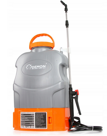 Opryskiwacz akumulatorowy ciśnieniowy plecakowy elektryczny 5 dysz 20l DEMON