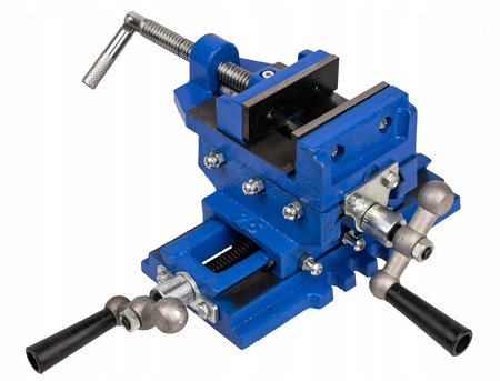 Imadło maszynowe krzyżowe dwuosiowe 75mm FALON-TECH