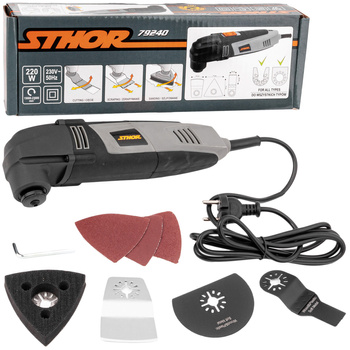 Urządzenie wielofunkcyjne oscylacyjne Renowator multiszlifierka 220W STHOR