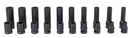 Sześciokątne nasadki udarowe 1/2" 10-19mm 20el FALON-TECH