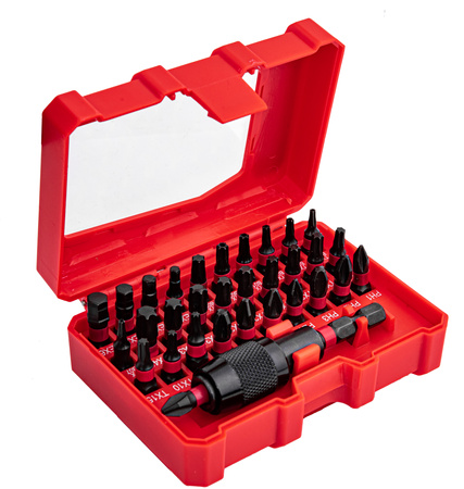 Bity udarowe nasadki końcówki zestaw bitów udarowych do wkrętarki 32el FALON-TECH