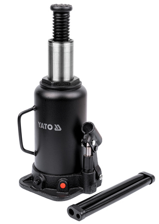 Podnośnik hydrauliczny słupkowy butelkowy samochodowy lewarek 20T YT-17007 YATO