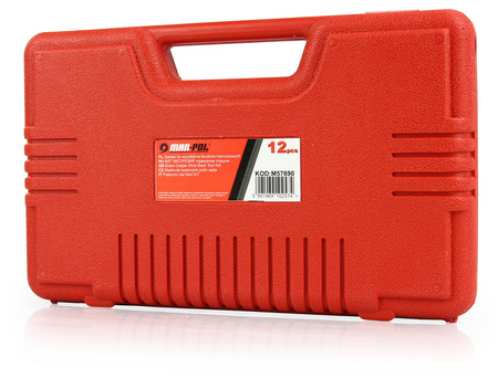 Zestaw do wyciskania tłoczków hamulcowych 12 elementów SILVER