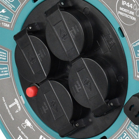 Przedłużacz bębnowy 15 m 4 gniazda KS CR-15M Könner&Söhnen KS