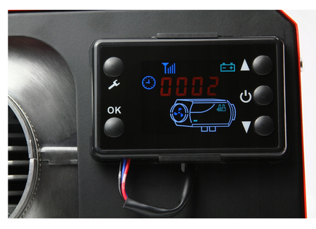 Nagrzewnica spalinowa dmuchawa olejowa webasto zamknięta komora spalania pilot 12kW MAR-POL