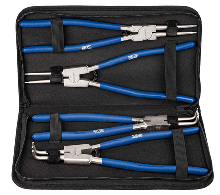 Szczypce okrągłe segera 13" 325mm zestaw 4el duże do pierścieni seegera FALON-TECH