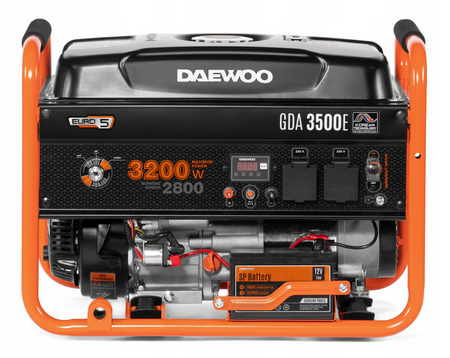Agregat prądotwórczy generator prądu 230V GDA3500E rozruch start AVR DAWEOO