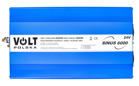 Przetwornica napięcia SINUS ECO 6000 (24V/230V)(6000/3000W) VOLT POLSKA