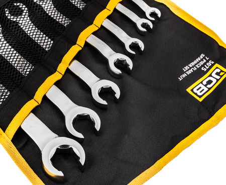 Klucze otwarte oczkowe zestaw do przewodów hamulcowych CR-V 7el 8-27mm JCB