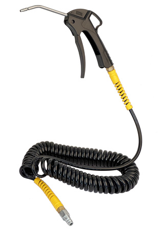 Pistolet pneumatyczny do przedmuchu kabiny przedmuchiwania wąż spiralny 6m 1/4" JCB