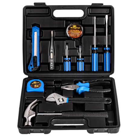 Zestaw narzędziowy 12 el w praktycznej walizce KINGTUL