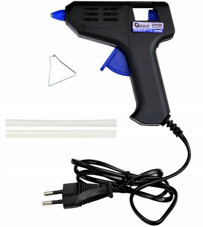 Pistolet do klejenia na gorąco 15W 7mm + kleje GEKO