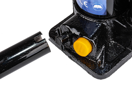 Podnośnik hydrauliczny słupkowy butelkowy żaba mocny lewarek 4T 4000 kg GEKO