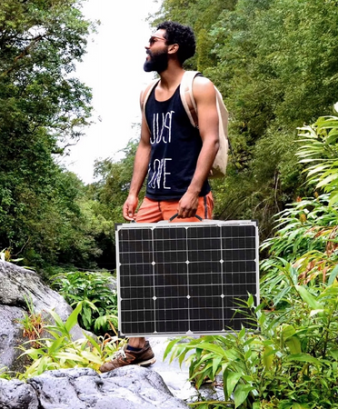 Panel solarny składany podwójny zewnętrzny bateria słoneczna 2x20W 12V 4SUN