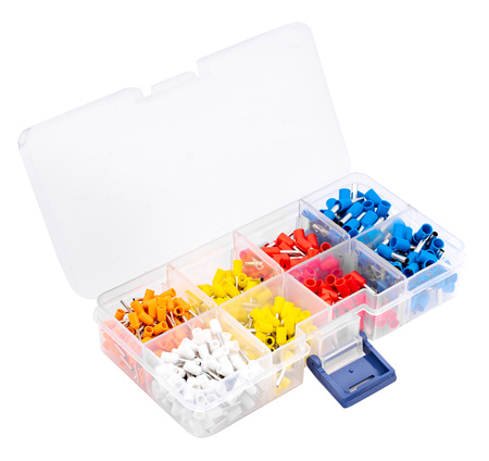 Tulejki do zakańczania przewodów izolowane 500szt. Falon-Tech