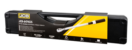 Klucz dynamometryczny z blokadą etui certyfikat kalibracji 40-220Nm 1/2" JCB