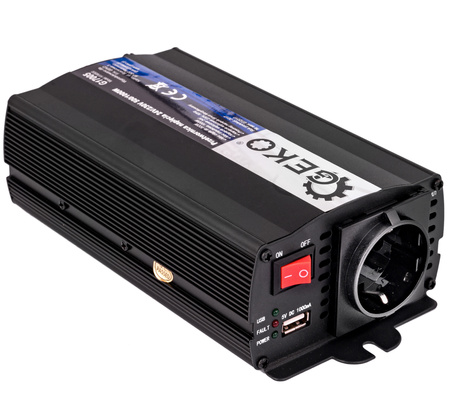 Przetwornica napięcia 24V/230V 500W/1000W GEKO