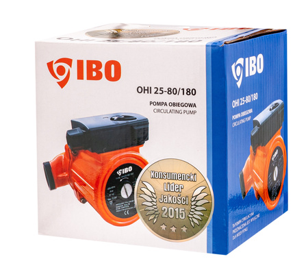 Pompa cyrkulacyjna obiegowa do pieca C.O. OHI 25-80/180 IBO