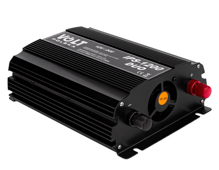 Przetwornica napięcia prądu IPS-1200 DUO (12V-24V/230V/1200W) VOLT POLSKA