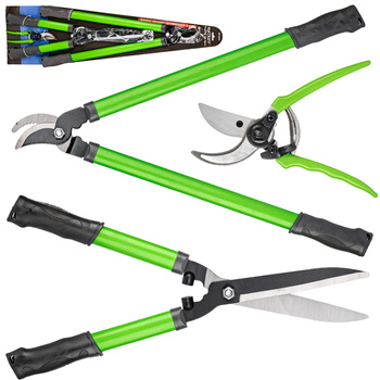 Zestaw 2x sekator nożycowy ogrodniczy nożyce do gałęzi i krzaków