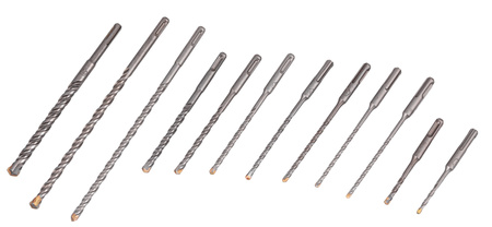 Zestaw wierteł i dłut SDS Plus SDS+ do betonu 17 szt. (wiertło, dłuto) SILVER