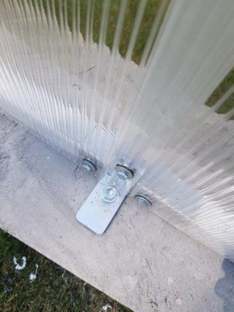 Tunel foliowy szklarnia ogrodowa Poliwęglan 210x271 (Pomidor) 5,69m2 PCV PTF POLSKA