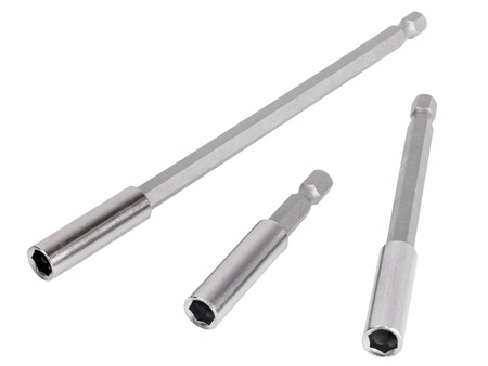 Adaptery redukcje na nasadki do wkrętarki bity przedłużki 16 el FALON-TECH