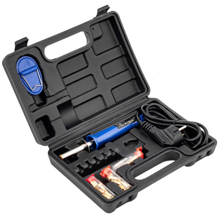 Lutownica wypalarka do drewna skóry z grotami 25 sztuki GEKO