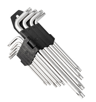 Klucze imbusowe torx długie T10-T50 typ L 9 sztuk FALON-TECH