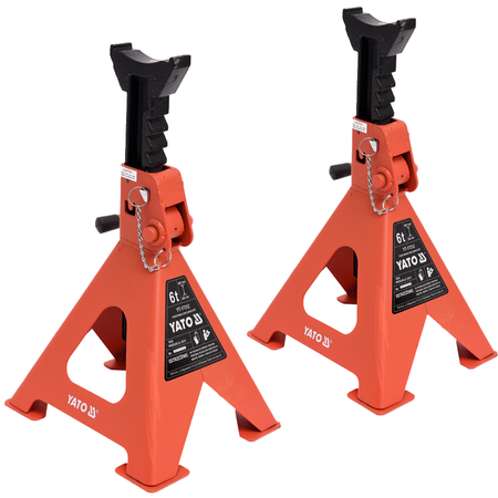 Podstawki warsztatowe kobyłki samochodowe 3T 2 szt 280-420 mm YT-17311 YATO