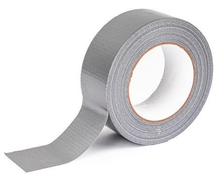 Taśma klejąca naprawcza srebrna zbrojona DUCT TAPE 48mm x 50m bardzo mocna FALON-TECH