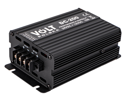 Reduktor napięcia 24V/ 12V przetwornica prądu 200W VOLT POLSKA